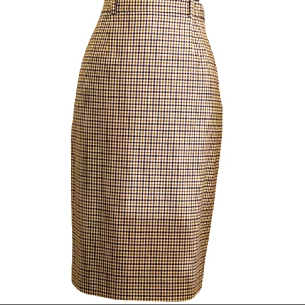 AQUASCUTUM LONDON VINTAGE PENCIL SLENTED SKIRT SIZE 10
